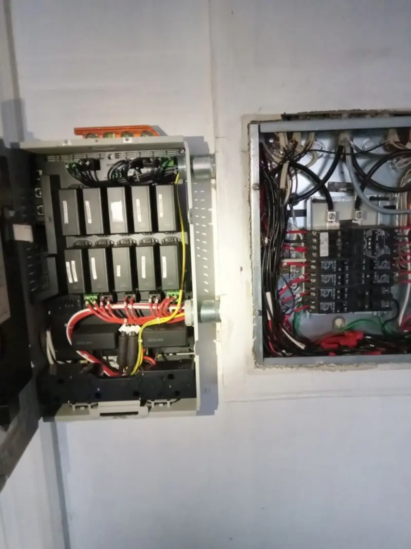Electrical panel upgrade completed for Indoor Lighting Installation in Brock Hall
